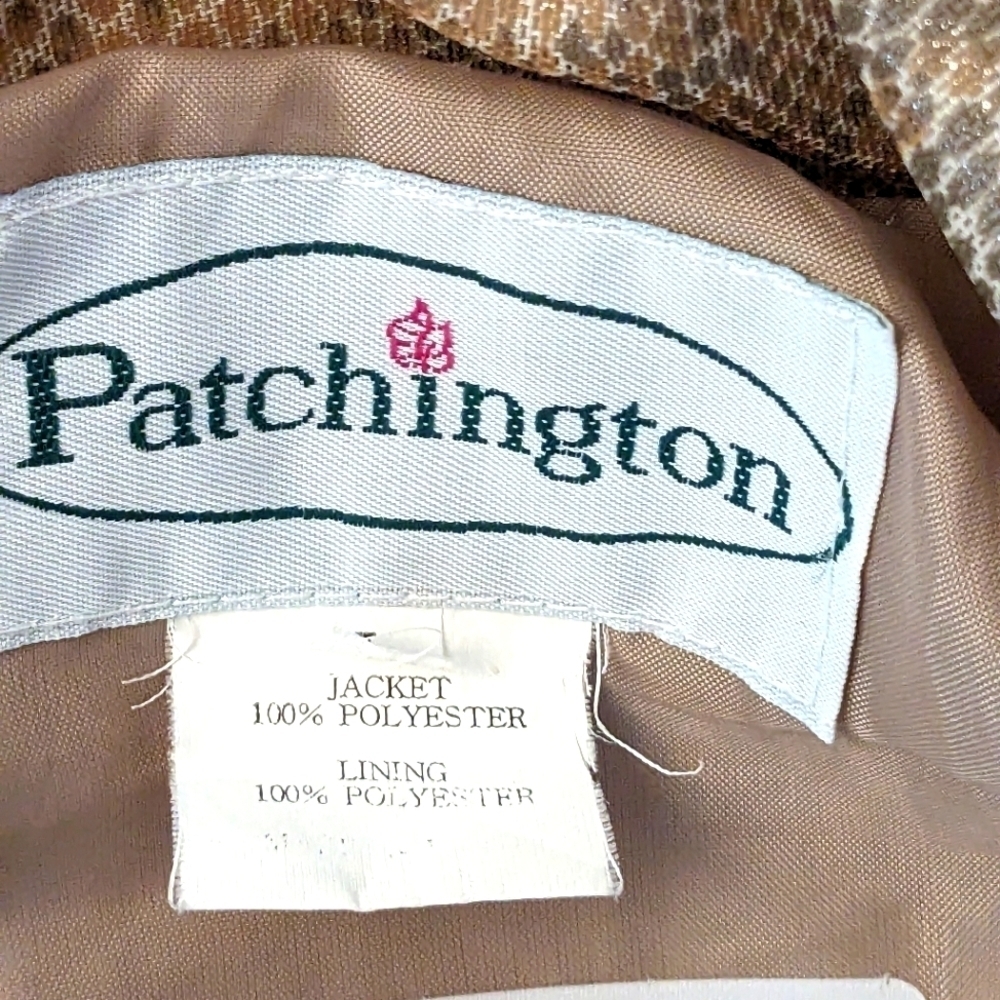 Patchington Women's Snakeskin Print Zipper Front Lightweight Jacket Size L - Picture 6 of 6